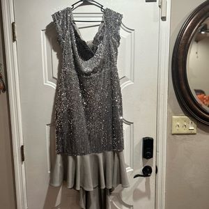 Women Mermaid Style Sequin Embellished Dress